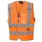 Pioneer Mesh Safety Vest, Orange, Medium, 2 Stripe V1025250U-M - alternate 1